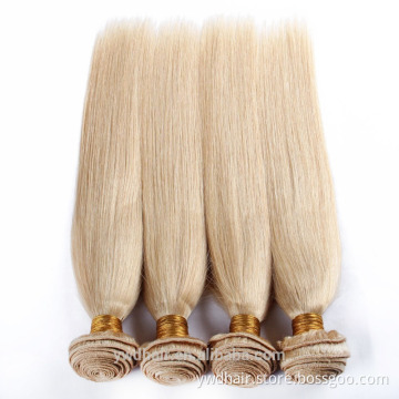 Honey Blonde Indian Straight 7a Grade 613 Platinum Hair Blond Remy Hair